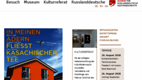 What Russlanddeutsche.de website looked like in 2018 (5 years ago)