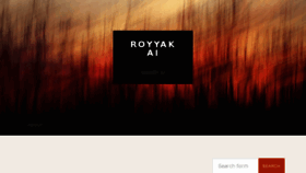 What Royyak.com website looked like in 2018 (5 years ago)