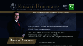 What Ronaldrodriguez.com website looked like in 2018 (5 years ago)
