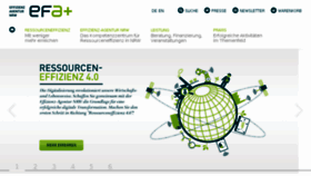 What Ressourceneffizienz.de website looked like in 2018 (5 years ago)