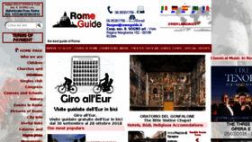 What Romeguide.it website looked like in 2018 (5 years ago)