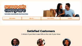 What Removalscompare.com.au website looked like in 2018 (5 years ago)