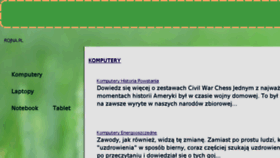 What Rojna.pl website looked like in 2018 (5 years ago)