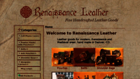 What Renleather.com website looked like in 2018 (5 years ago)