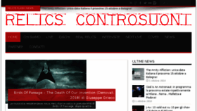 What Relics-controsuoni.com website looked like in 2018 (5 years ago)