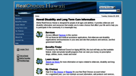 What Realchoices.org website looked like in 2018 (5 years ago)