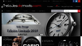 What Relojesdemoda.com website looked like in 2018 (5 years ago)
