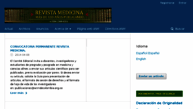 What Revistamedicina.net website looked like in 2018 (5 years ago)