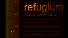 What Refugium.info website looked like in 2018 (5 years ago)