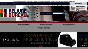 What Reliure-bureau.fr website looked like in 2018 (5 years ago)