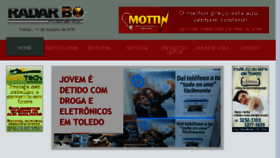 What Radarbo.com.br website looked like in 2018 (5 years ago)