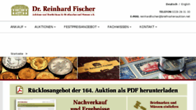What Reinhardfischerauktionen.de website looked like in 2018 (5 years ago)