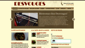What Restaurantdesvouges.fr website looked like in 2018 (5 years ago)