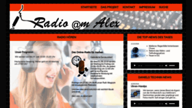 What Radio-am-alex.de website looked like in 2018 (5 years ago)
