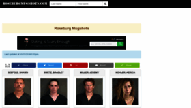 What Roseburgmugshots.com website looked like in 2018 (5 years ago)