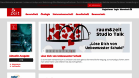 What Raum-und-zeit.com website looked like in 2018 (5 years ago)