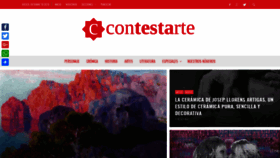 What Revistacontestarte.com website looked like in 2018 (5 years ago)