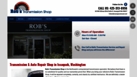 What Robstransmission.com website looked like in 2018 (5 years ago)