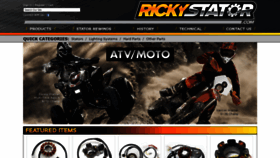 What Rickystator.com website looked like in 2018 (5 years ago)