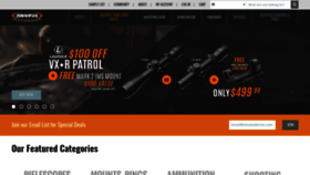 What Riflescopes.com website looked like in 2018 (5 years ago)