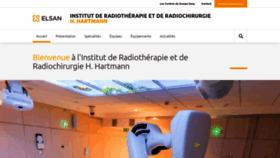 What Radiotherapie-hartmann.fr website looked like in 2018 (5 years ago)