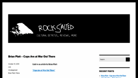 What Rocksalted.com website looked like in 2018 (5 years ago)