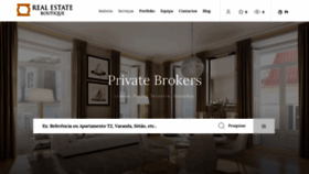 What Realestateboutique.pt website looked like in 2018 (5 years ago)