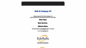 What Rothcpa.com website looked like in 2018 (5 years ago)