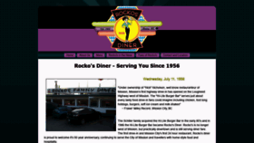 What Rockosdiner.com website looked like in 2018 (5 years ago)