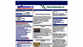 What Radioamator.ro website looked like in 2018 (5 years ago)