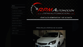 What Rpmautomocion.com website looked like in 2018 (5 years ago)