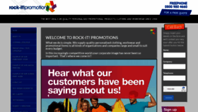What Rockitpromotions.com website looked like in 2018 (5 years ago)