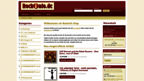 What Rockinfo.de website looked like in 2018 (5 years ago)