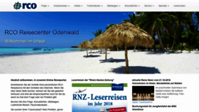 What Rco-reisen.de website looked like in 2018 (5 years ago)