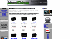 What Replacementupsbattery.com website looked like in 2018 (5 years ago)