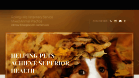 What Rollinghillsveterinaryservice.com website looked like in 2018 (5 years ago)