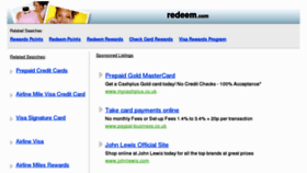 What Redeem.com website looked like in 2011 (13 years ago)
