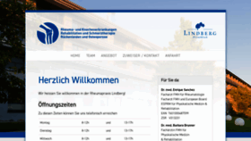 What Rheumapraxis-lindberg.ch website looked like in 2018 (5 years ago)