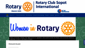 What Rotarysopotinternational.org website looked like in 2018 (5 years ago)