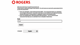 What Rogers.careerid.com website looked like in 2018 (5 years ago)
