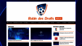 What Robindesdroits.me website looked like in 2018 (5 years ago)