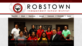 What Robstownisd.org website looked like in 2018 (5 years ago)