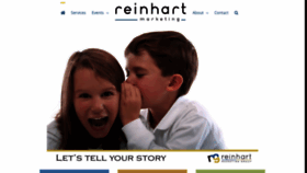 What Reinhartmarketing.com website looked like in 2018 (5 years ago)