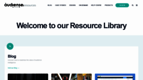 What Resources.audiense.com website looked like in 2018 (5 years ago)