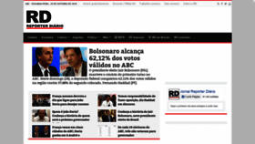 What Reporterdiario.com.br website looked like in 2018 (5 years ago)