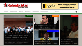 What Redentorista.com.br website looked like in 2018 (5 years ago)