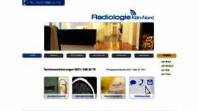 What Radiologie-koeln-nord.de website looked like in 2018 (5 years ago)