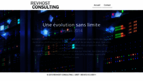 What Revhost-consulting.fr website looked like in 2018 (6 years ago)
