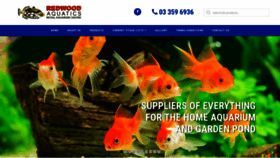 What Redwoodaquatics.co.nz website looked like in 2018 (5 years ago)