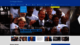 What Roger-moore.com website looked like in 2018 (5 years ago)